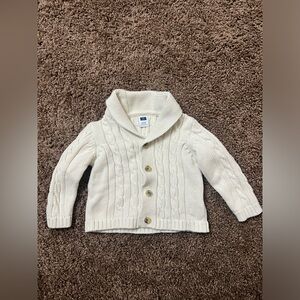 Janie & Jack Cable Knit Cardigan 3-6M